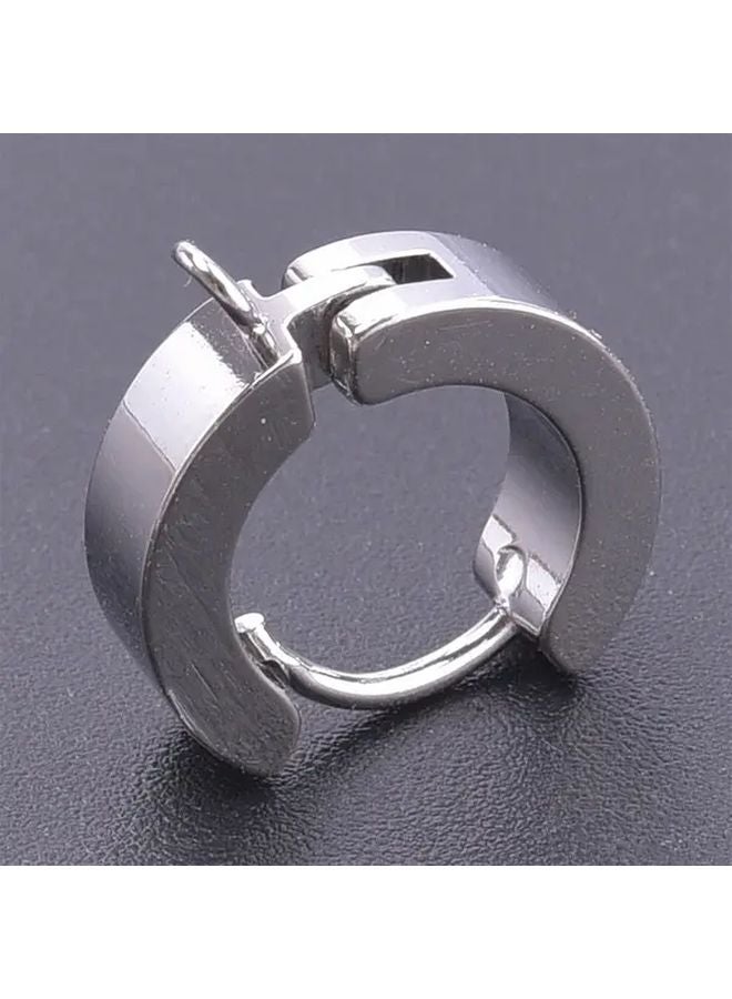 304 Stainless Steel Round Ring Ear Cuffs 6pcs DIY Handmade Earrings Jewelry Making Parts - Image 3